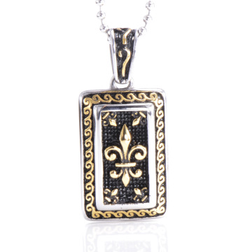 Fashionable Stainless Steel Perak Iris Pendant Jewelry