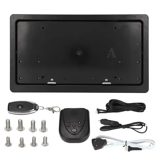 Electric License Plate Frame with Remote Control: High-Quality US Size Flipper