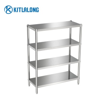 Kitlalong 4-Layer Stainless Steel Commercial Kitchen Shelving