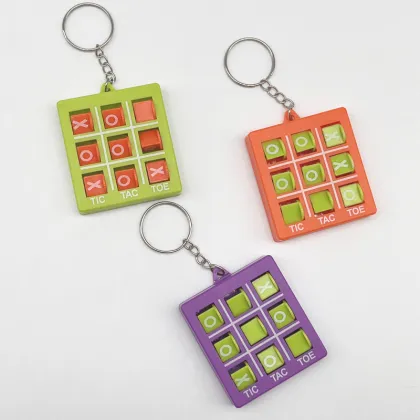 Tic Tac Game Keychain - Small Promotional Toys & Shop Gifts
