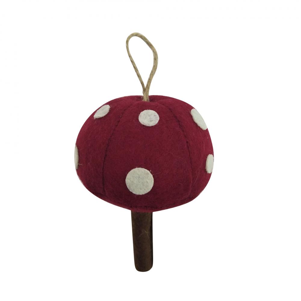 Christmas Mushroom Shape Hanging Ornaments