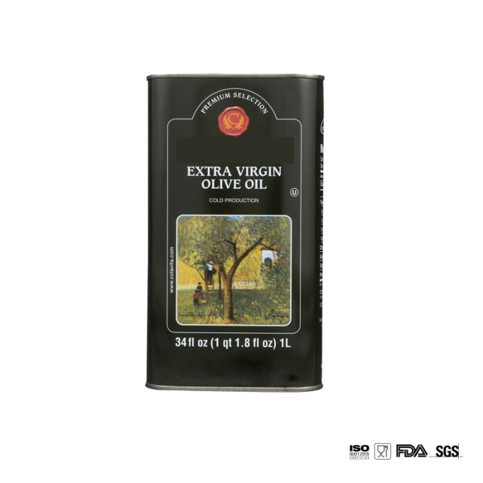 DADI 1.5L Olive Oil Packaging Food-Grade Rectangular Can