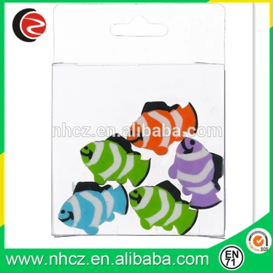 Mini Fish Shaped Eraser