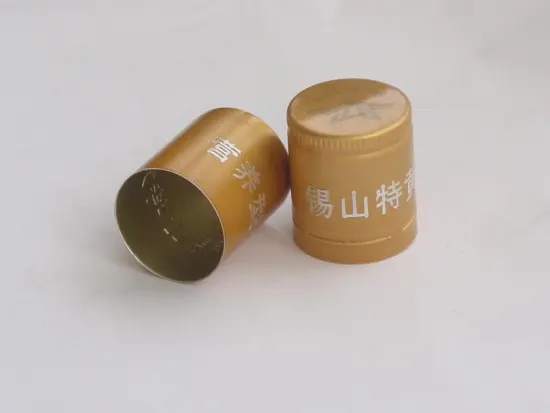 Embossed Aluminum Foil bottle Cap