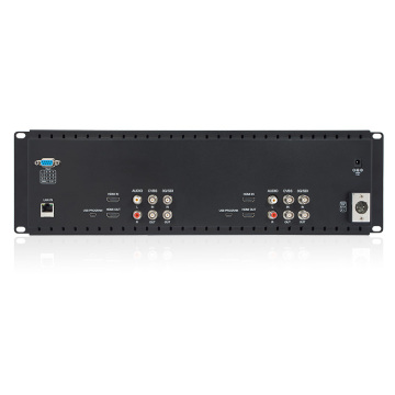 7 Inch IPS 1280x800 Dual Monitor SDI Loop Rack Mount LCD Screen with Peaking Focus