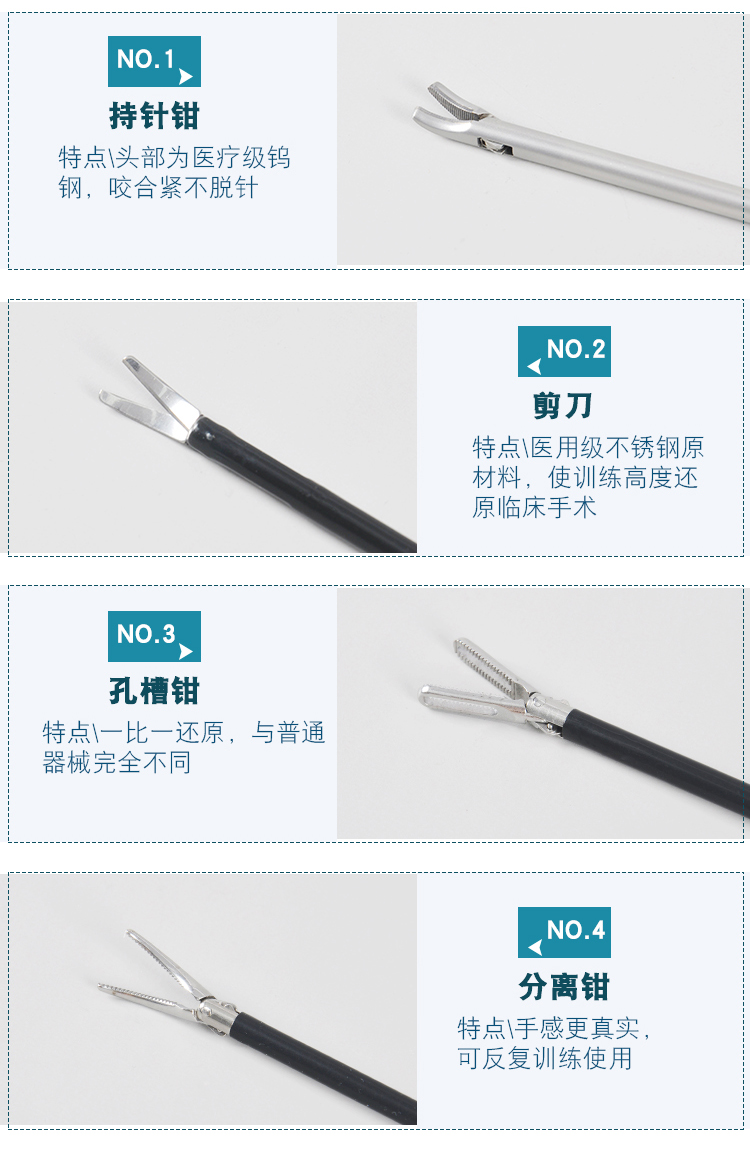 Needle Holding Forceps Laparoscopy Training Practice Simulation Tools