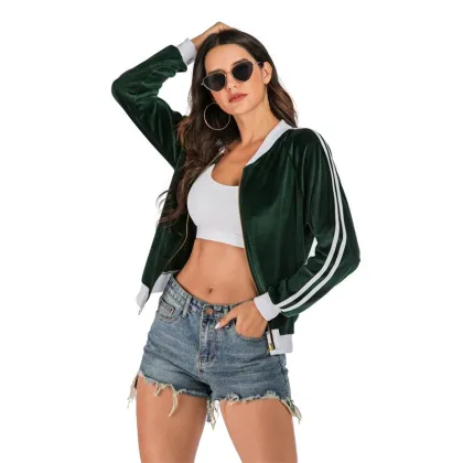 Green Women's Bomber Jacket