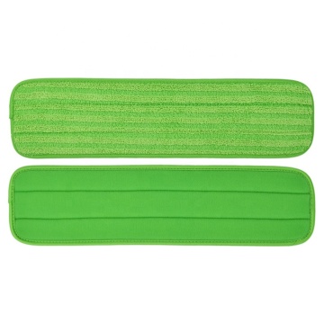 Wholesale 18pcs New Microfiber Cleaning Mop Pads with Hook and Loop, Washable Flat Spin Mop Floor Mop Heads