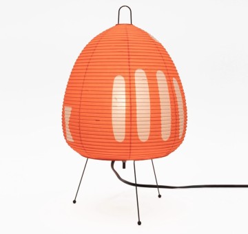 Bifang Factory Custom Handmade Rice Paper Iron Triangle Table Lamp