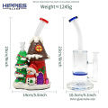 3D Cartoon Dab Rigs with Christmas snowman