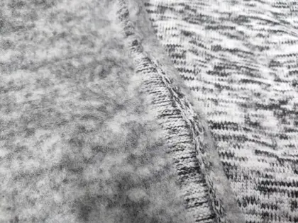 100% Polyester Hacci Fabric with Brush Fabric