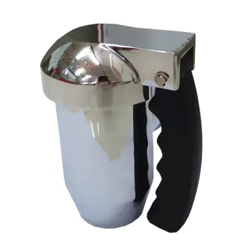 2" plug draw-off valve for big gas fully steam jacketed stationary kettle