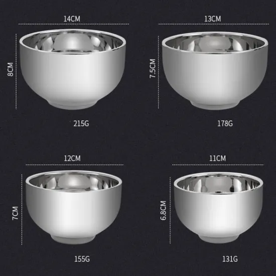 High Quality Stainless Steel Double Bowl