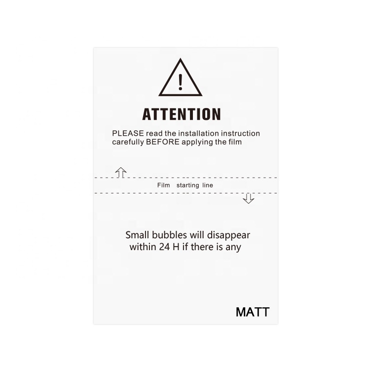 Matte screen protector