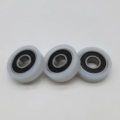 Customized Casting Polyurethane Rubber Rollers with Bearing