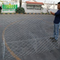 Galvanized gabion woven basket for rock