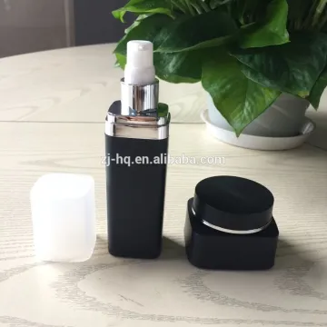 Empty Plastic bottles and containers Square cosmetic bottle