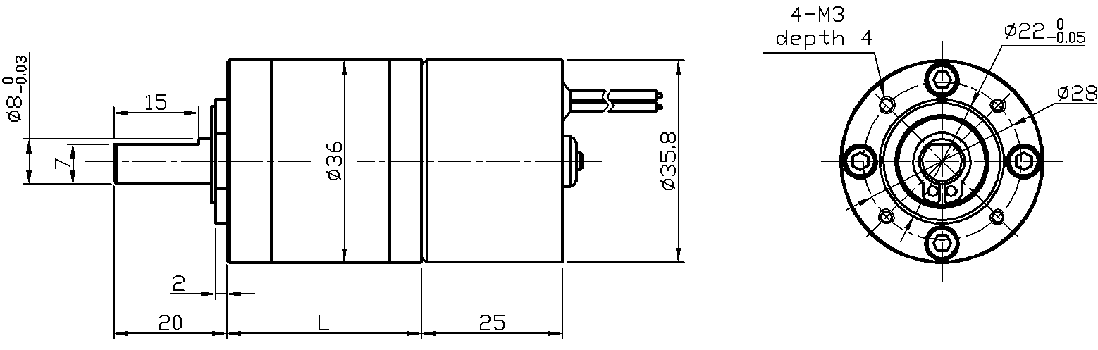 gear motor 12vdc