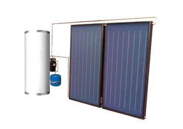 Split Pressurized Flat Plate Solar Water Heater