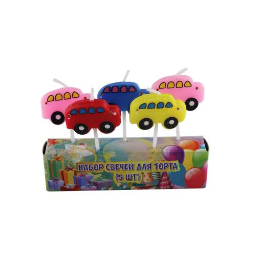 Cars Birthday Candles for Kids Party