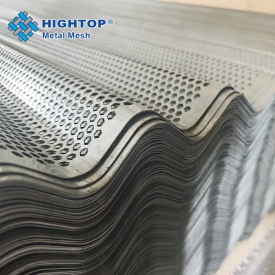 Hexagonal Hole 6mm Corrugated Perforated Aluminum Sheet: Ideal Material for Wall Cladding Panels