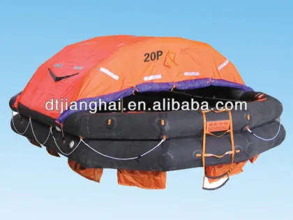 SOLAS approved 20 persons inflatable life raft