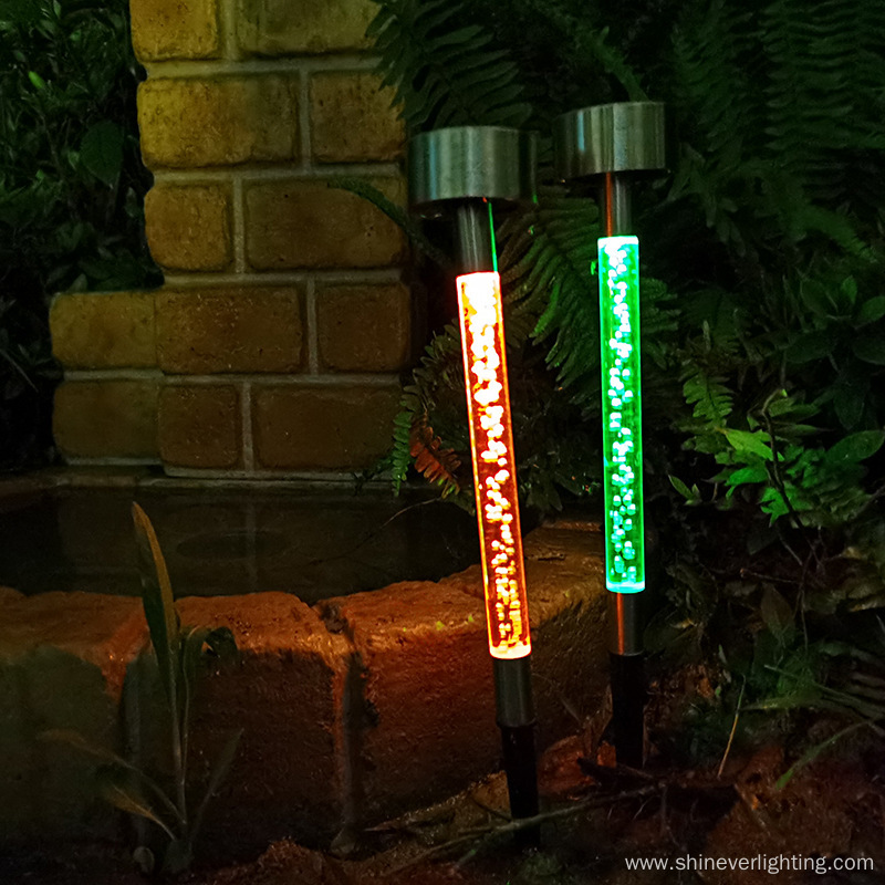 Solar Lawn Lamp Waterproof Park Acrylic Insert Light