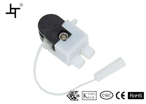 Plastic Wall Single Pole Cord Switch Electrical 2a For Indoor Light