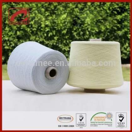Fancy flat yarn machine knitting NM15 100% viscose yarn