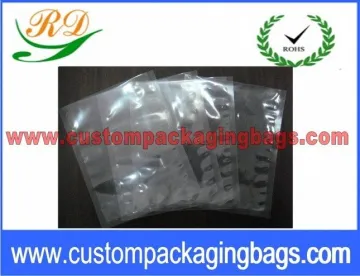 Clear Nylon Keep Fresh Vacuum Seal Food Bags For Fruit Packaging