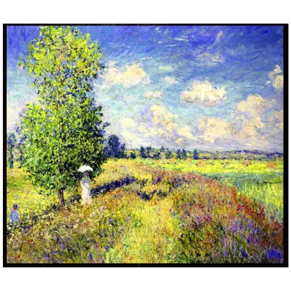 World famous painting Green Field works