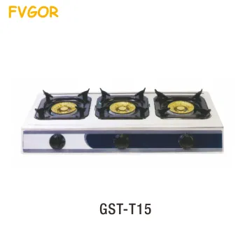 Wholesale Best Welcome Fashion Remote Gas Stove Stainless Steel 3 Burners Kitchen Cooker