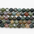 Craft Round Natural Indian Agate for Jewelry Making