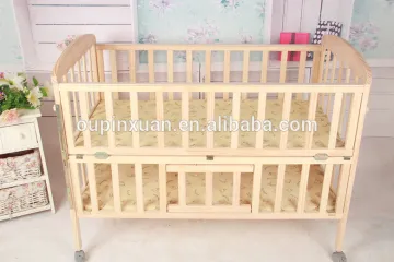 super quality baby bed,adjustable,moveable,folding wood & bamboo baby crib