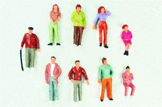 P43-10 outdoor 1:43 Architectural Scale Model People Painte