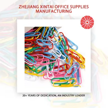 Colored Vinyl Coated Paper Clips