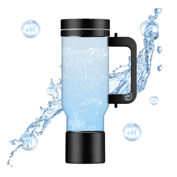 Portable 1000ml Hydrogen Water Bottle with 2500ppb H2, USB Rechargeable