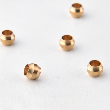 Brass Double Cone Ferrule Pipe Joint Coupler Adapter for Lathe/CNC Machines