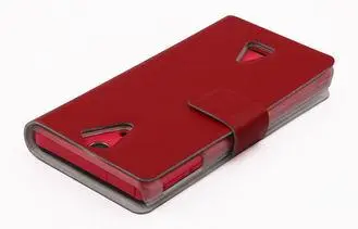 White / Black Sony Xperia Leather Case Wallet For Sony Xper