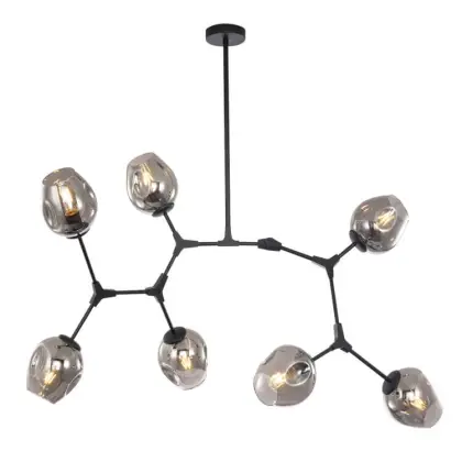 Nordic Blow Glass Pendant Lamp Modern Restaurant Chandelier