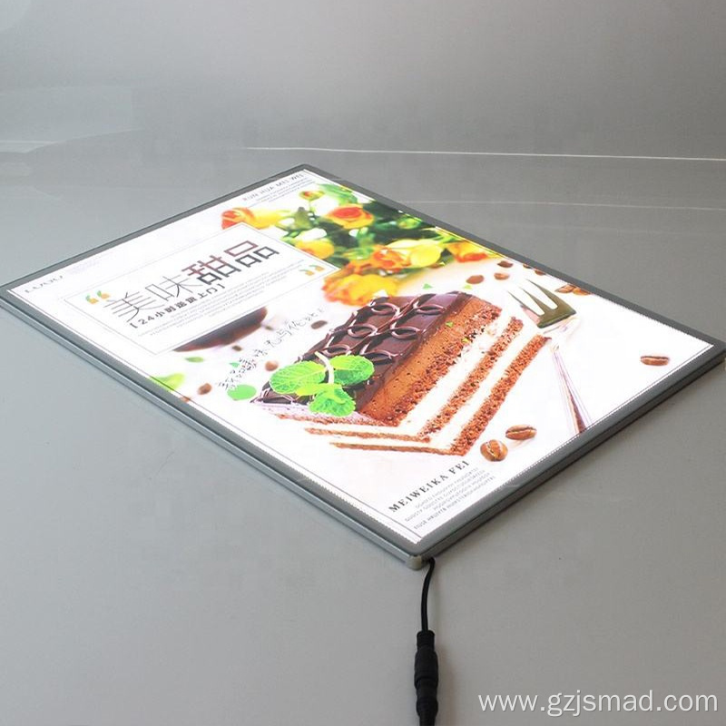 High Branded Glass Panel Led Advertising Light Boxes