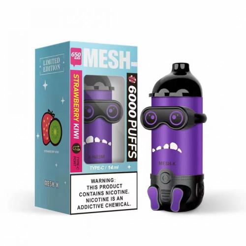 Más nuevos 6000 bocanadas kits de lápiz de vape Mesh-K