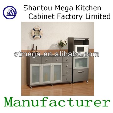 Free standing wooden kitchen storage cabinet