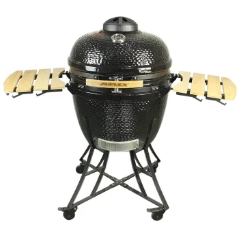 Auplex Large Ceramic Charcoal Grill for Outdoor BBQ