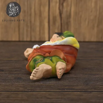 8 Inch Resin Sleeping Joseph Christmas Statue: Festive Holiday Decoration