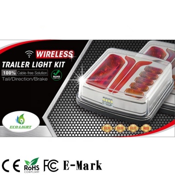 E9 E-mark CE ROHS Transmitter Magnetic Wireless LED Vehicle Trailer Light Kit