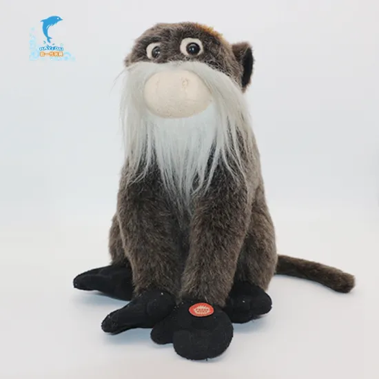Wholesale black stuffed black plush long arms monkey soft toys