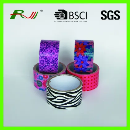 Decorative custom printed duck tape
