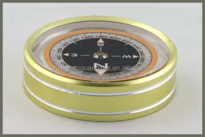 Minghao OEM Outdoor Silva Vintage Magnetic Gold Compass