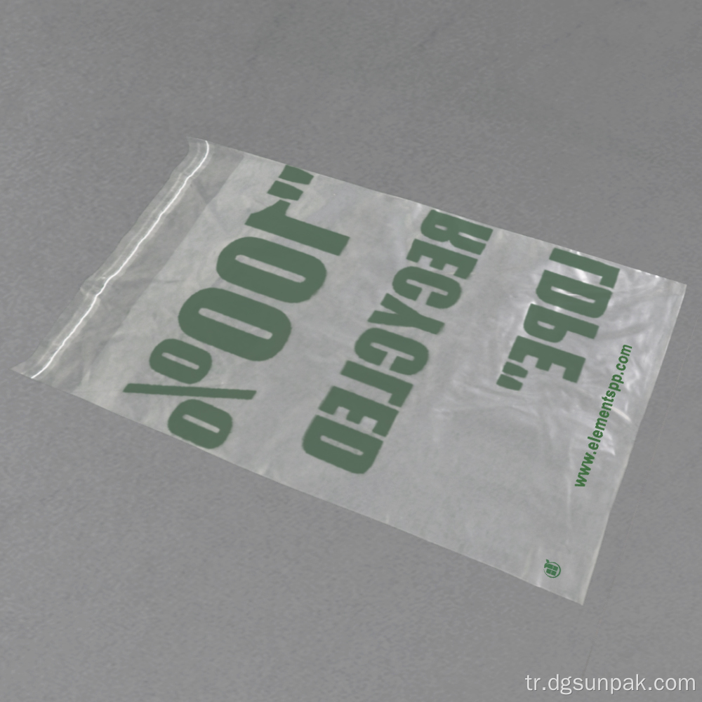 100 gr HDPE LDPE PP PE geri dönüştürülmüş çoklu torbalarda